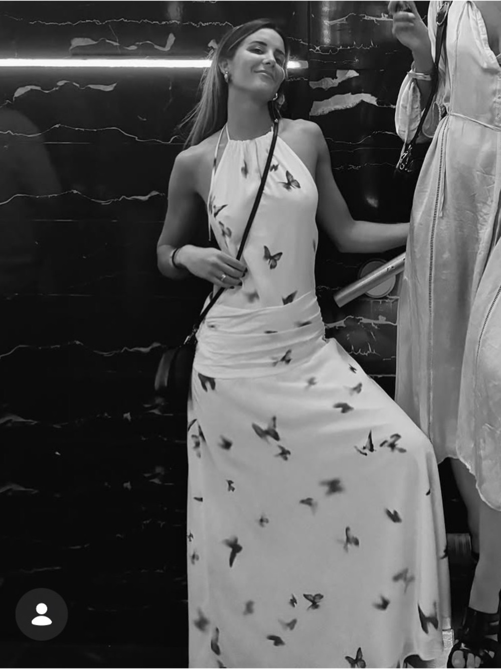 VIRAL NEW  ZARA BUTTERFLY HALTER LUXURY SUMMER/VACATION 
DRESS SIZE L - Picture 15 of 15